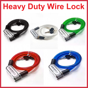 ZHONGLI Heavy Duty Wire lock for Bikes and bicycles Wirelock