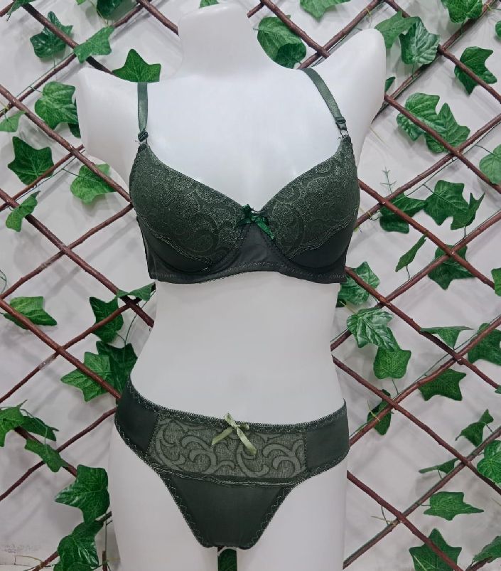 Cotton Satin Printed Women Lingerie, Bra Panty Set at Rs 270/set