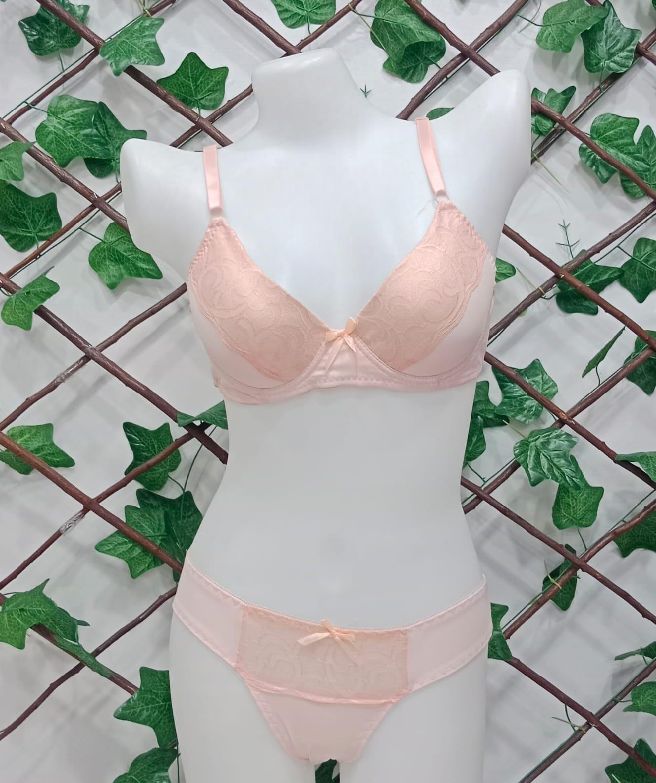 Bra and panty price Floral Lace Net Fancy Bra-Shapewear. Pk –