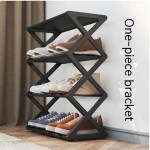 Household Simple Multi 3layer Space Saving Xshaped Shoe Rack Multi Functional Assembly Shoe Cabinet Dust Proof Storage Rack