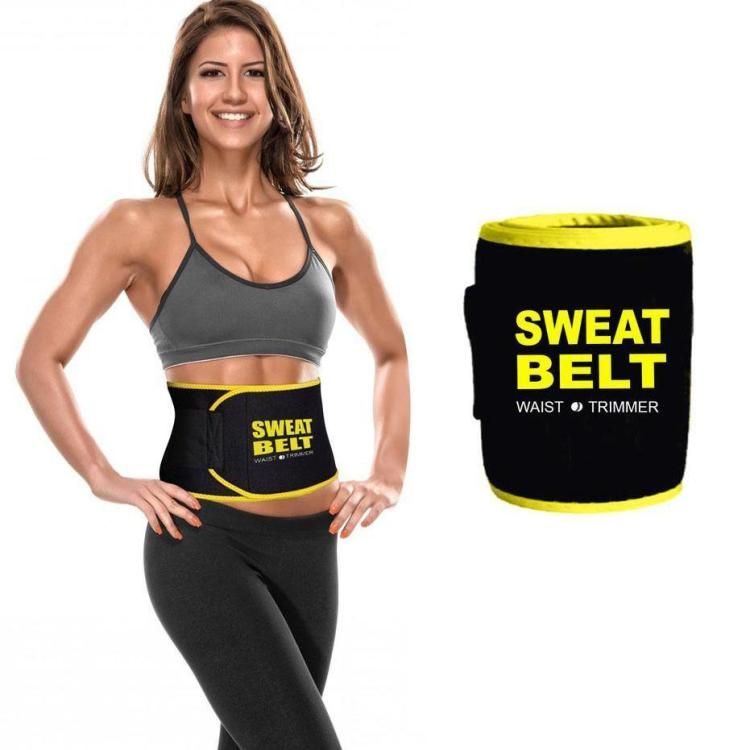 Best Quality Hub Waist Trainer Belt, Adjustable Sweat Belt Neoprene Waist  Trimmer with Phone Bag, Back