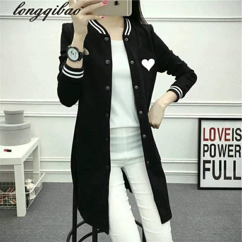 Buy Women's Casual Heart Fleece Long Upper By Hk Outfits at Lowest ...